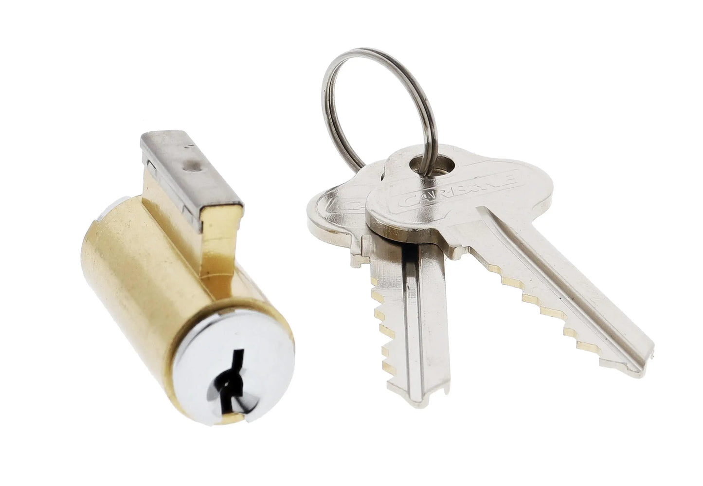 Carbine Lbx Cylinder, 5 pin, C4 Keyed Alike KA1, Satin Chrome