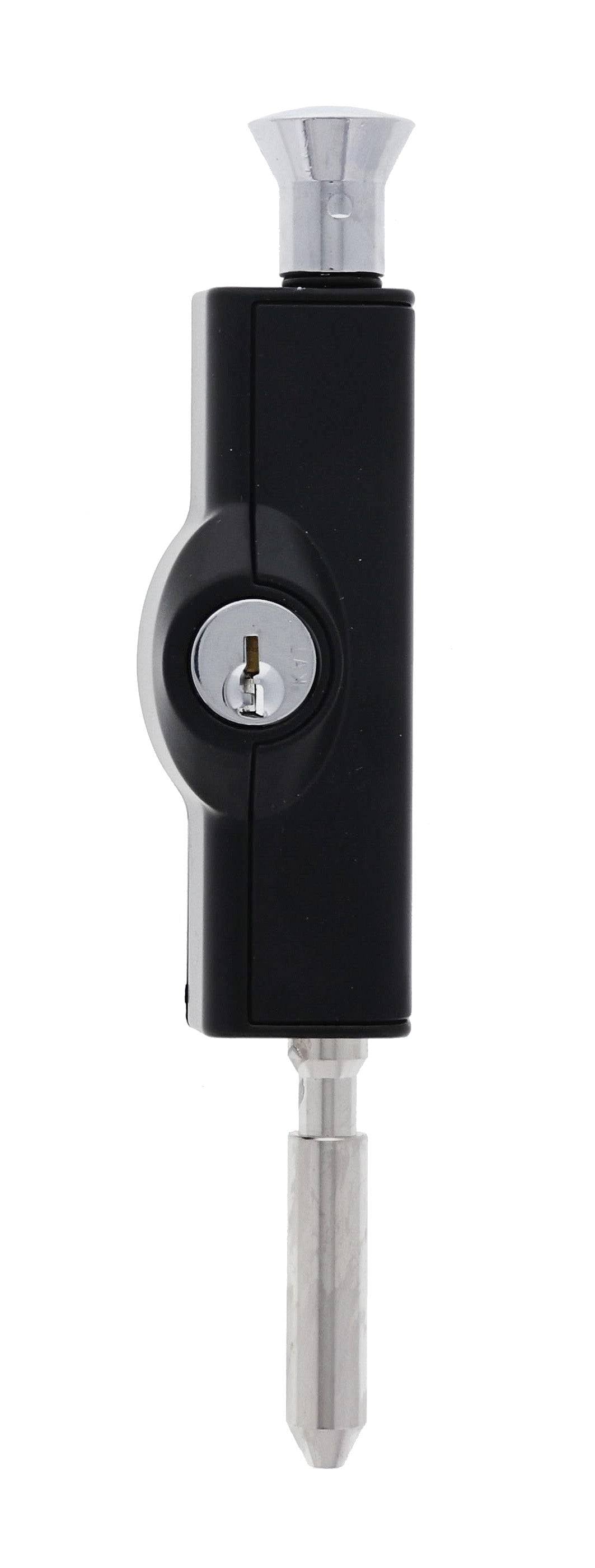 Carbine CBS C500 Wafer Patio Bolt, C4 Wafer Keyed Alike KA2, Poly Bag, Black