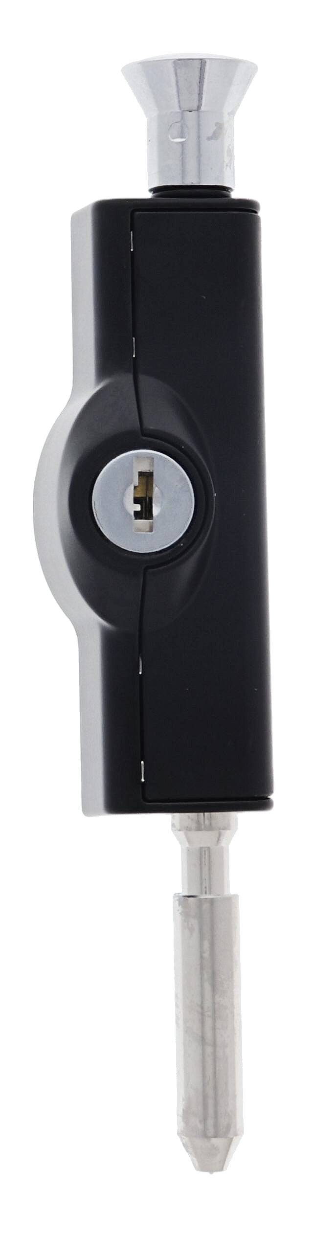 Carbine CBS C500 Wafer Patio Bolt, LF Keyed Alike KA4, Poly Bag, Black