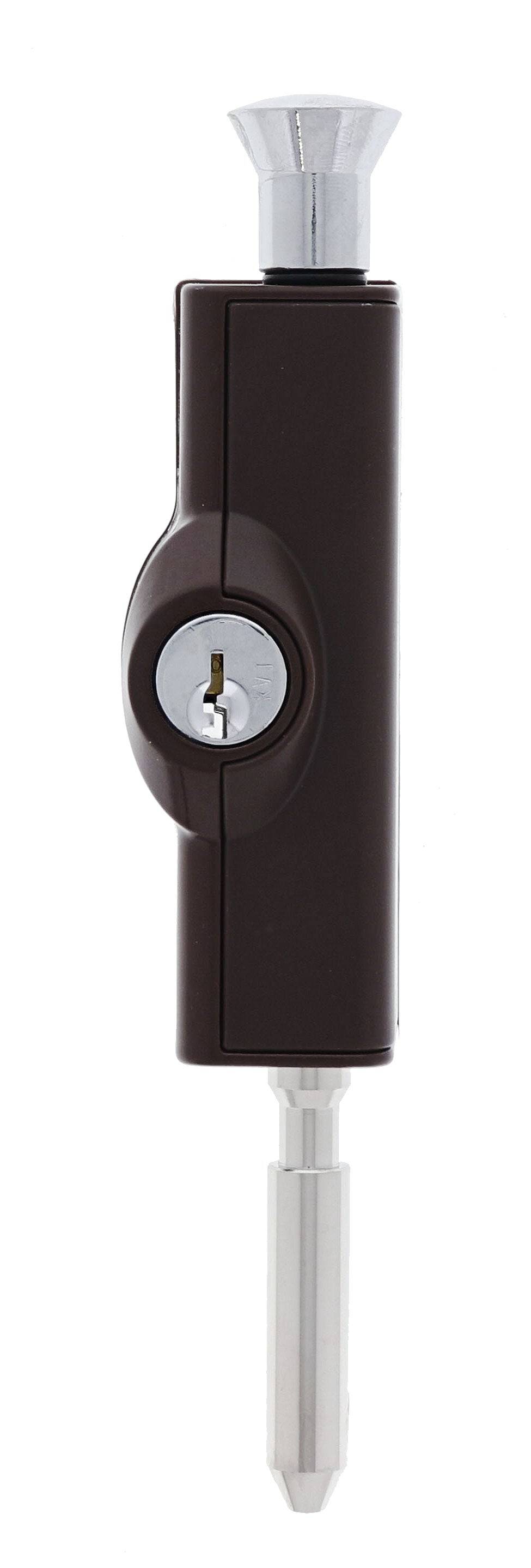 Carbine CBS C500 Wafer Patio Bolt, C4 Wafer Keyed Alike KA2, Poly Bag, Brown