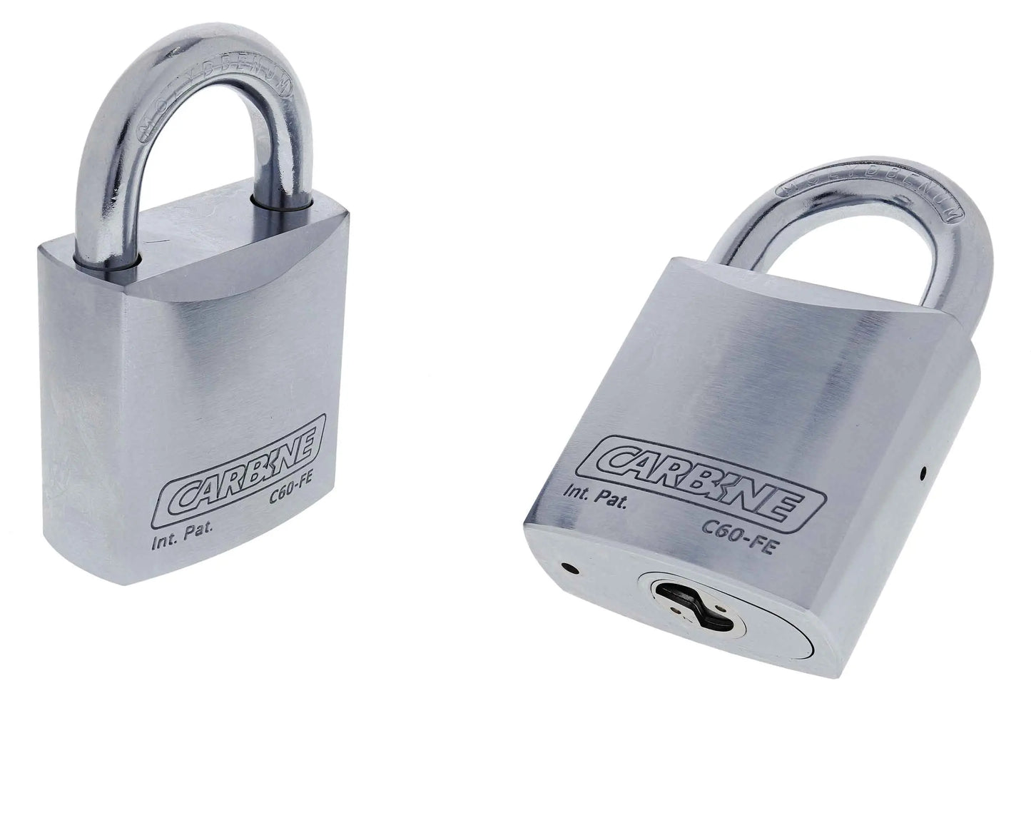 Carbine C60 steel padlock with an 11mm x 27mm moly shackle, keyed to differ. High-security lock ideal for hardware and industrial applications.