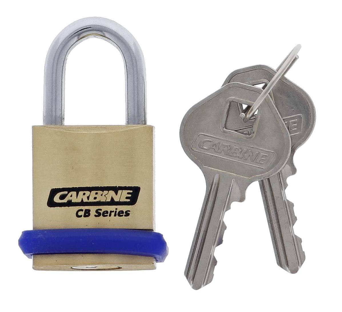 Carbine CB20 20MM Brass Padlock, 13MM x 3.7MM Shackle, Keyed Alike KA202, Boxed