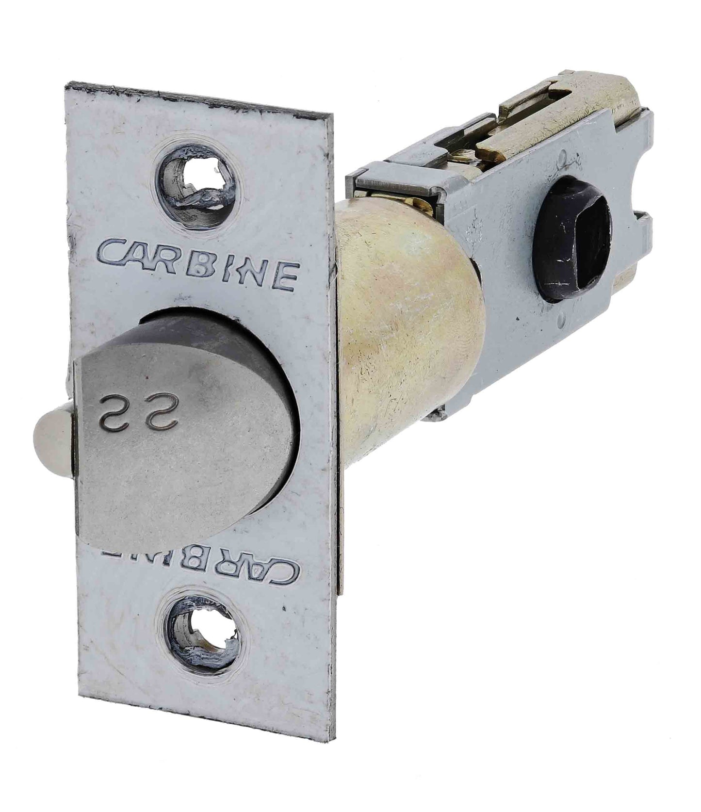 Carbine commercial fire rated tiebolt dead latching 60-70mm satin stainless steel latch