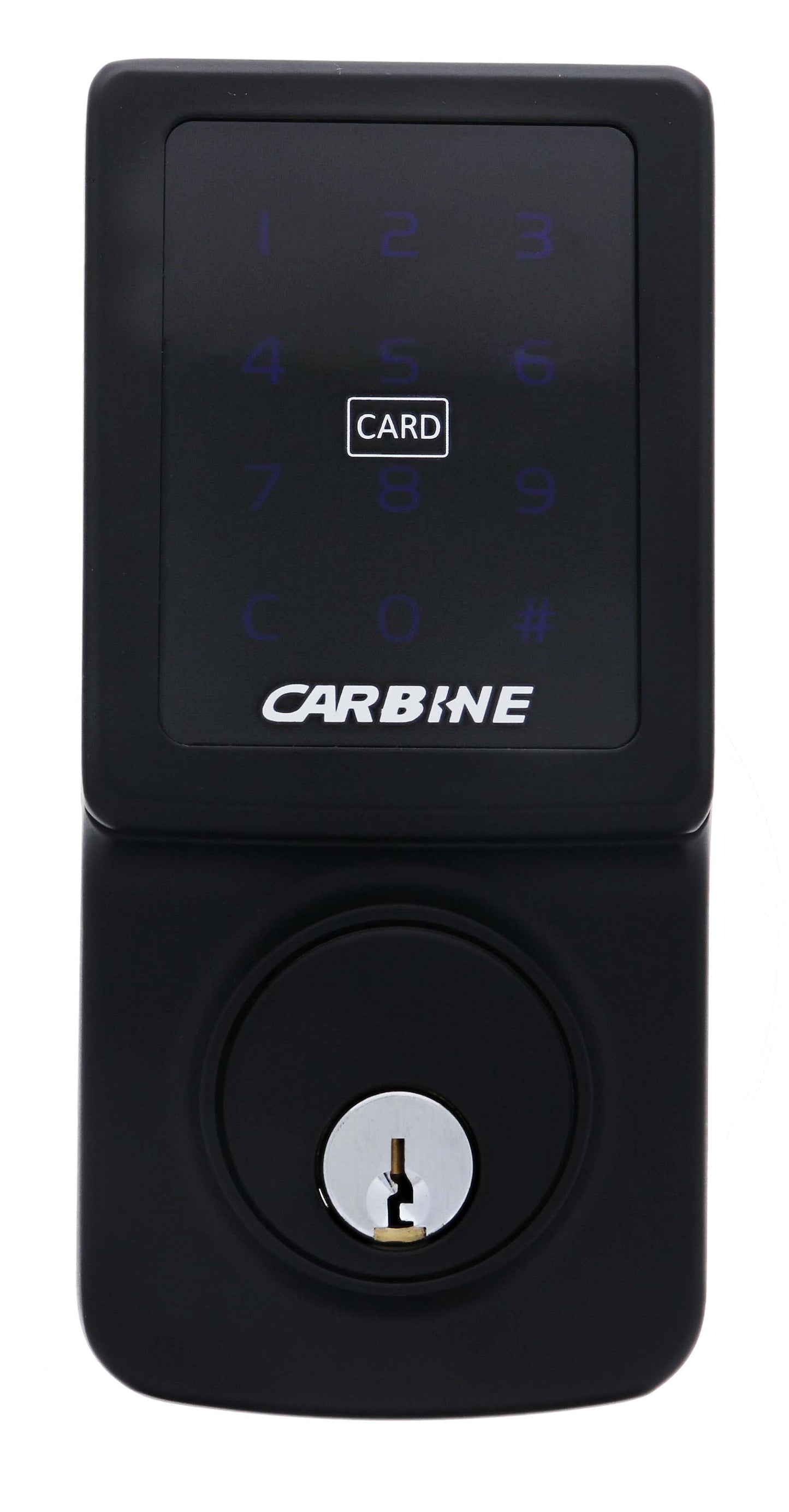Carbine CEL-3in1 Electronic Deadbolt, With batteries, Boxed, Matt Black