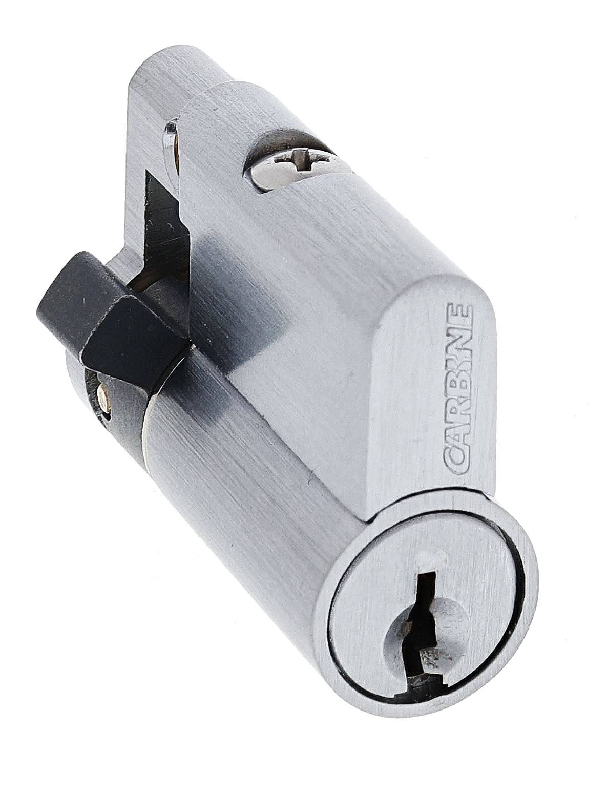 Carbine Euro Half cylinder Fixed Cam, 6 pin, C4 Keyed Alike, RANDOM GROUPS, Boxed, Satin Chrome