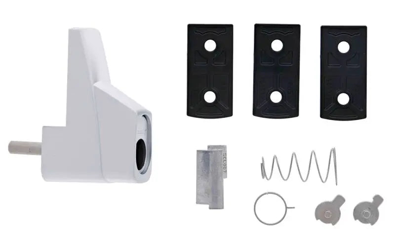 Carbine CSL Showcase Lock No Cylinder, , Satin Chrome