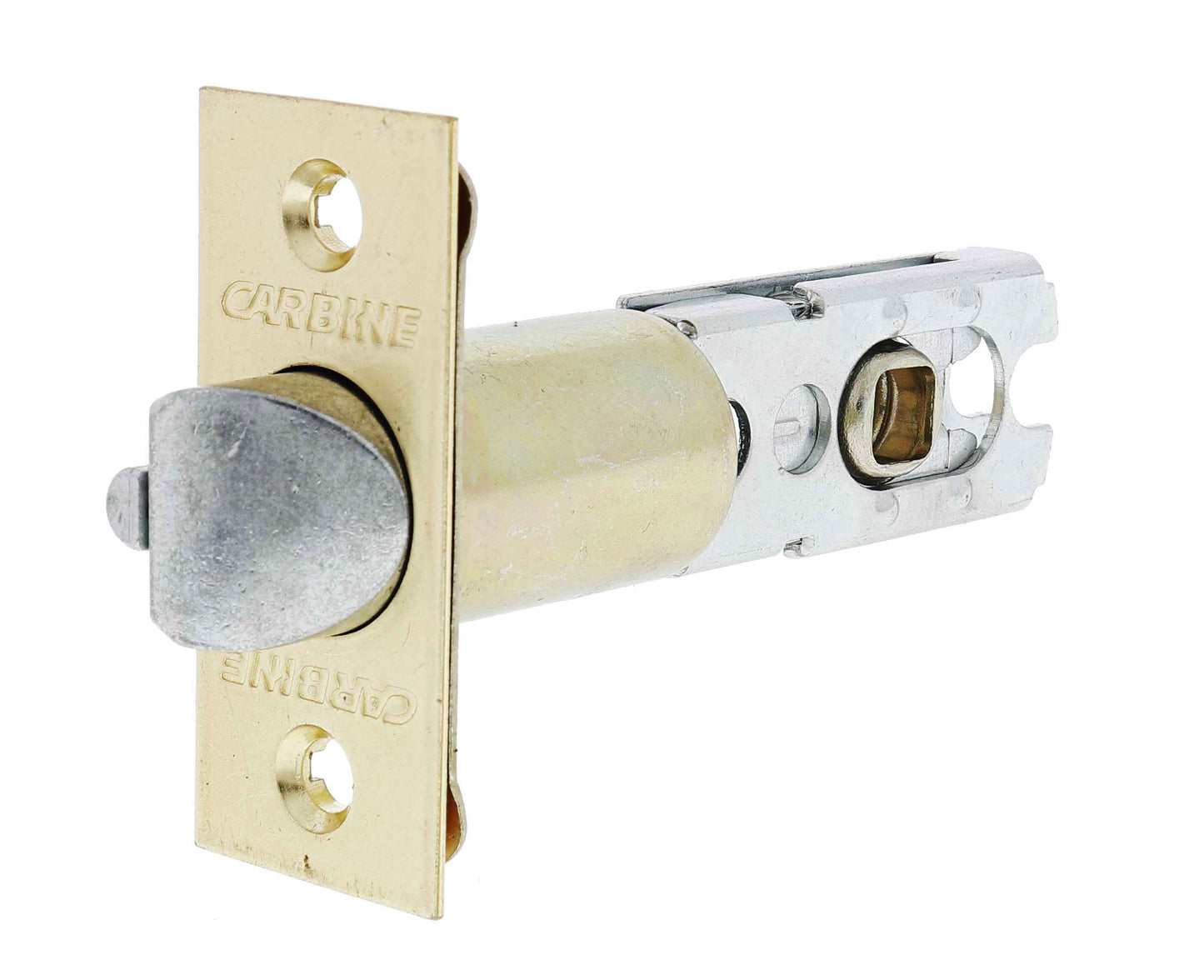 Carbine latch 60-70mm residential tiebolt polished brass deadlatching