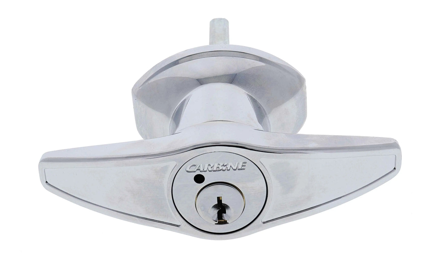 Carbine CTH T Handle, Rear Fix, Keyed Alike KA1, Chrome Plate