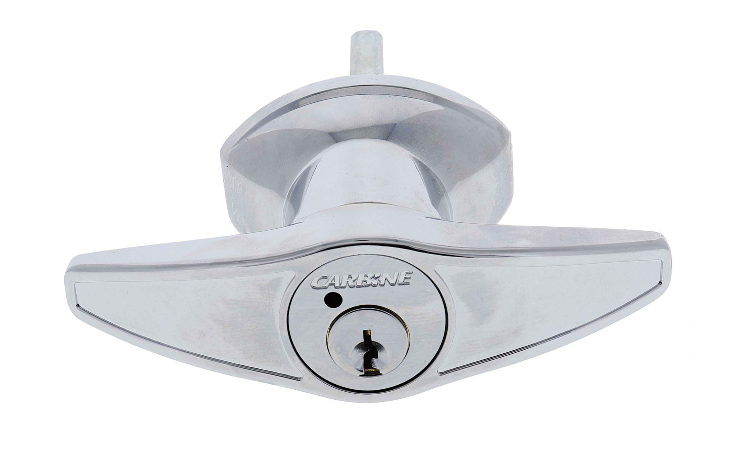 Carbine CTH T Handle, Rear Fix, Keyed Alike KA2, Chrome Plate