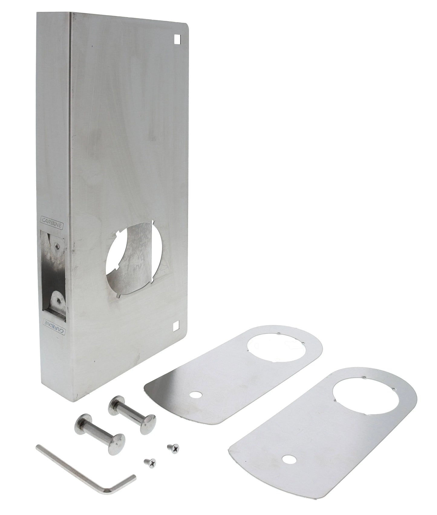 Carbine DS-DL1-40 Digital lock Door Saver Plate, Suits 40MM Door, 60-70mm backset, 280MM X 130MM X 0.7MM, Stainless Steel