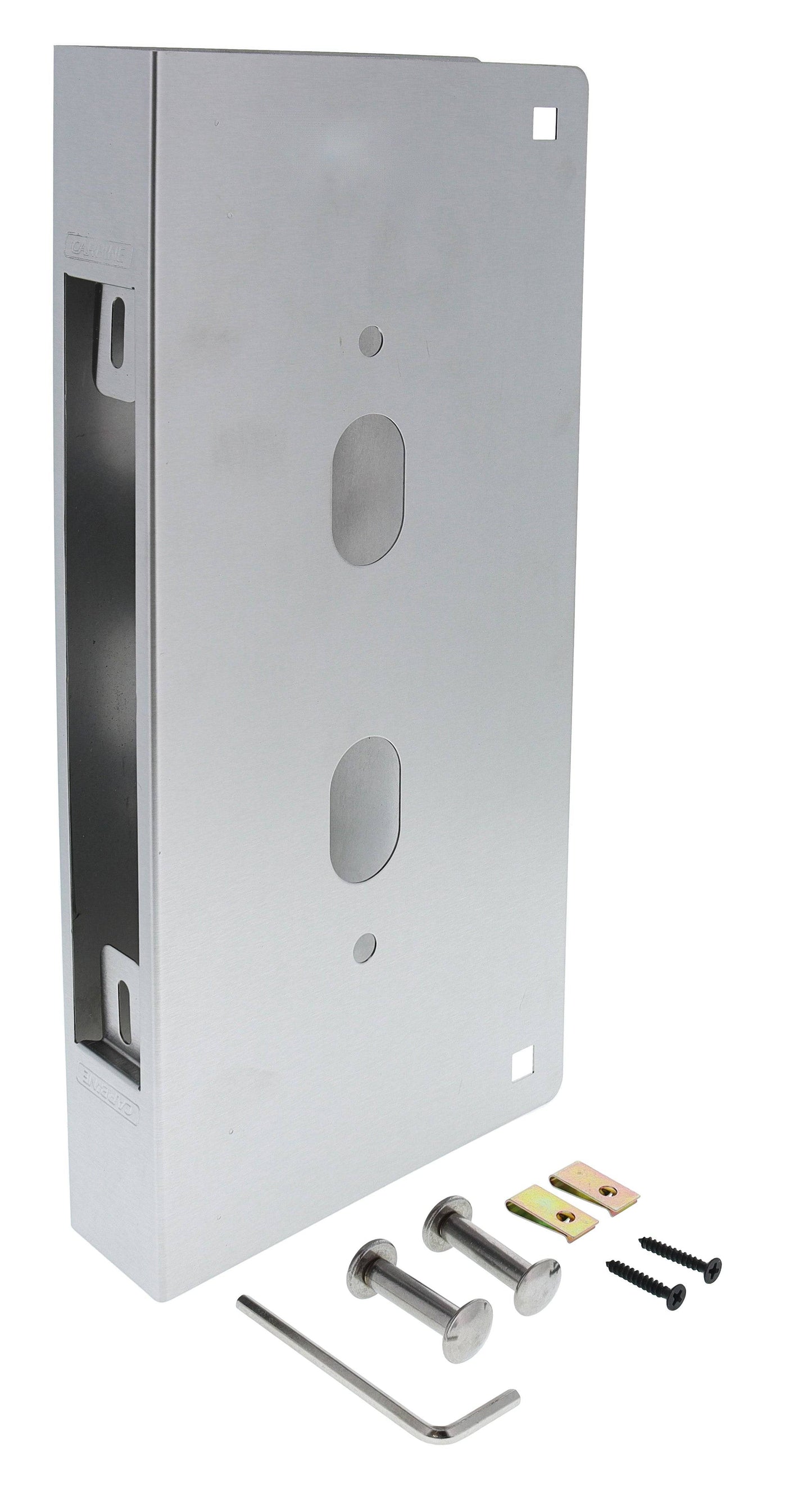 Carbine DS-ML1-35 Mortice lock Door Saver Plate, Suits 35MM Door, 60mm backset, 280MM X 130MM X 0.7MM, Stainless Steel