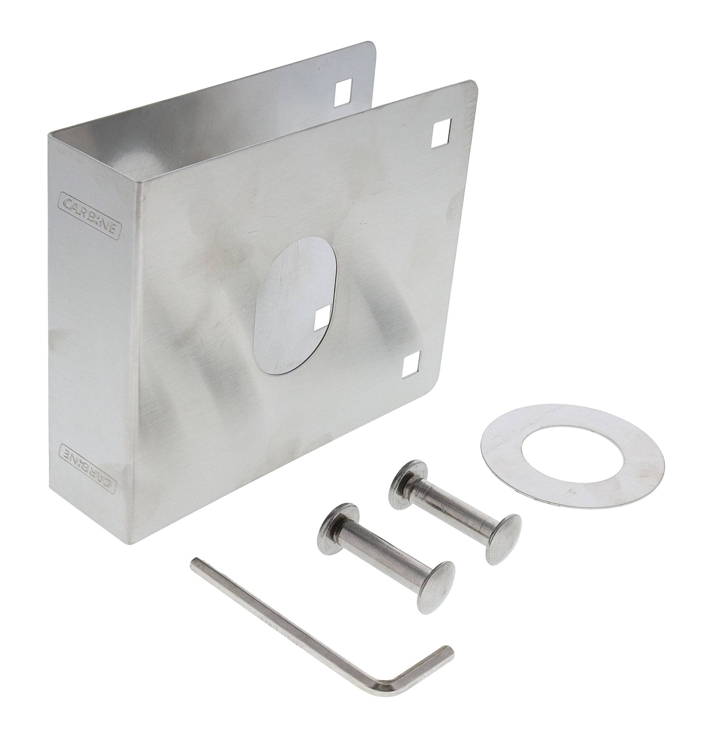 Carbine DS-RL1-35 Rim lock Door Saver Plate, Suits 35MM Door, 60mm backset, 110MM X 130MM X 0.7MM, Stainless Steel