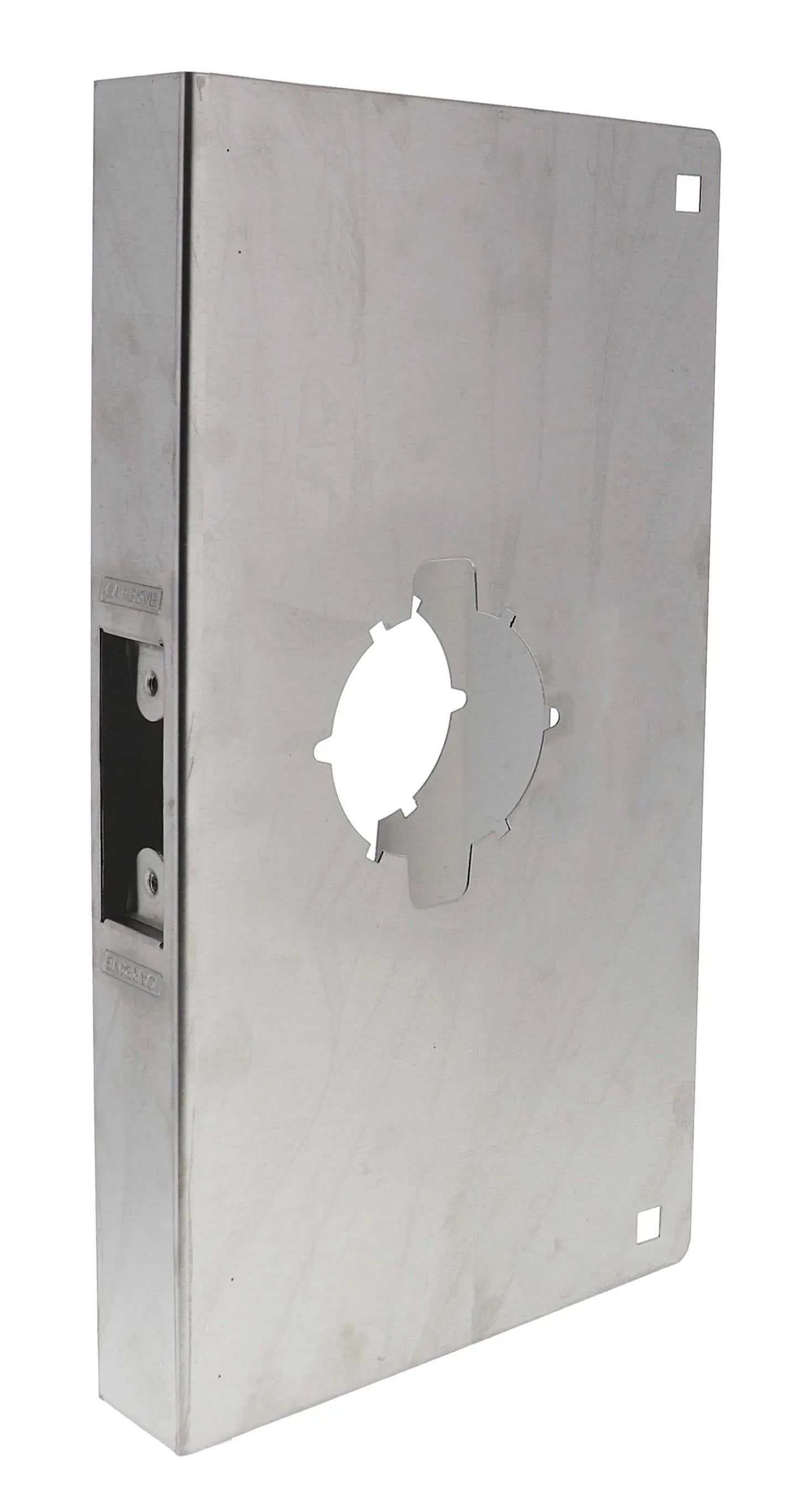 Carbine DS6-7-32 Lockset Door Saver Plate, Suits 32MM Door, 60-70mm backset, 280MM X 130MM X 0.7MM, Stainless Steel