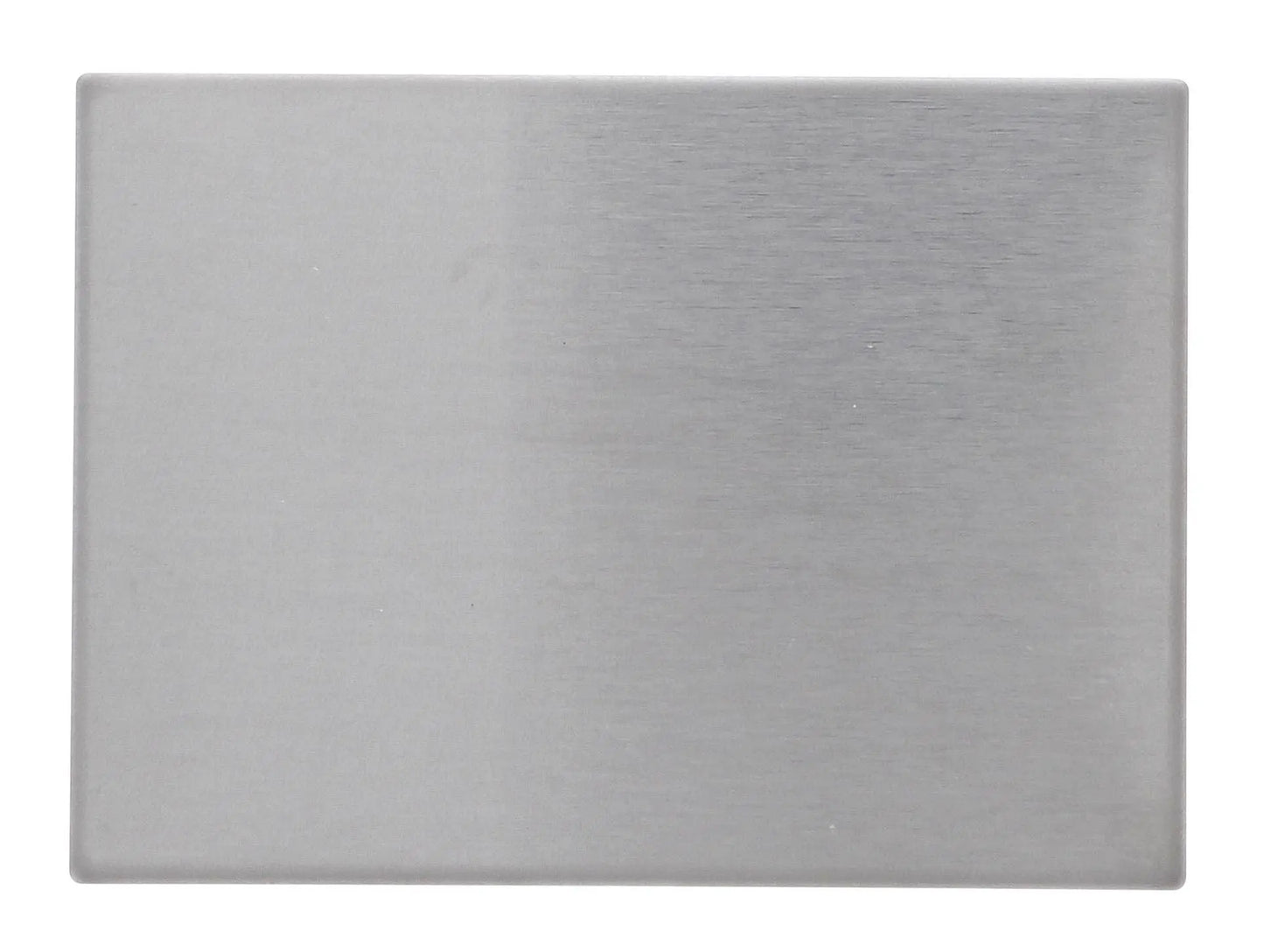 Souber JE4, Rectangular Adhesive Escutcheon Suits Plain Plate, 65.5mm x 47.6mm, Stainless Steel