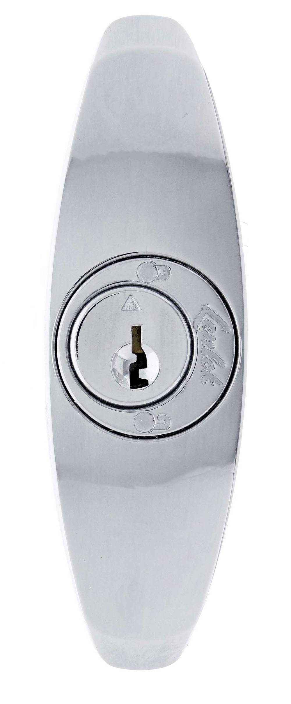 Lenlok T Handle, Rear Fixing, 75MM Shaft, C4 Keyed Alike KA5, , Chrome Plate