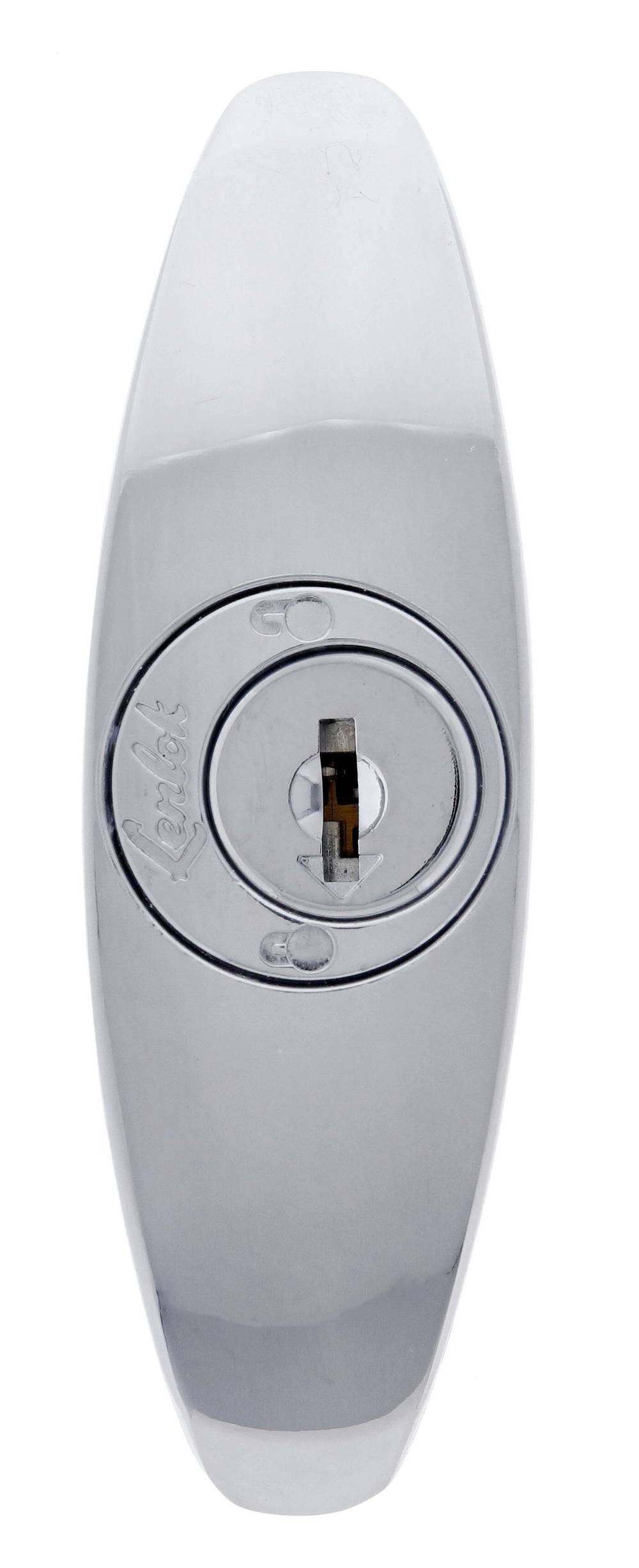 Lenlok T Handle, Rear Fixing, 75MM Shaft, LN Keyed to Differ , , Chrome Plate