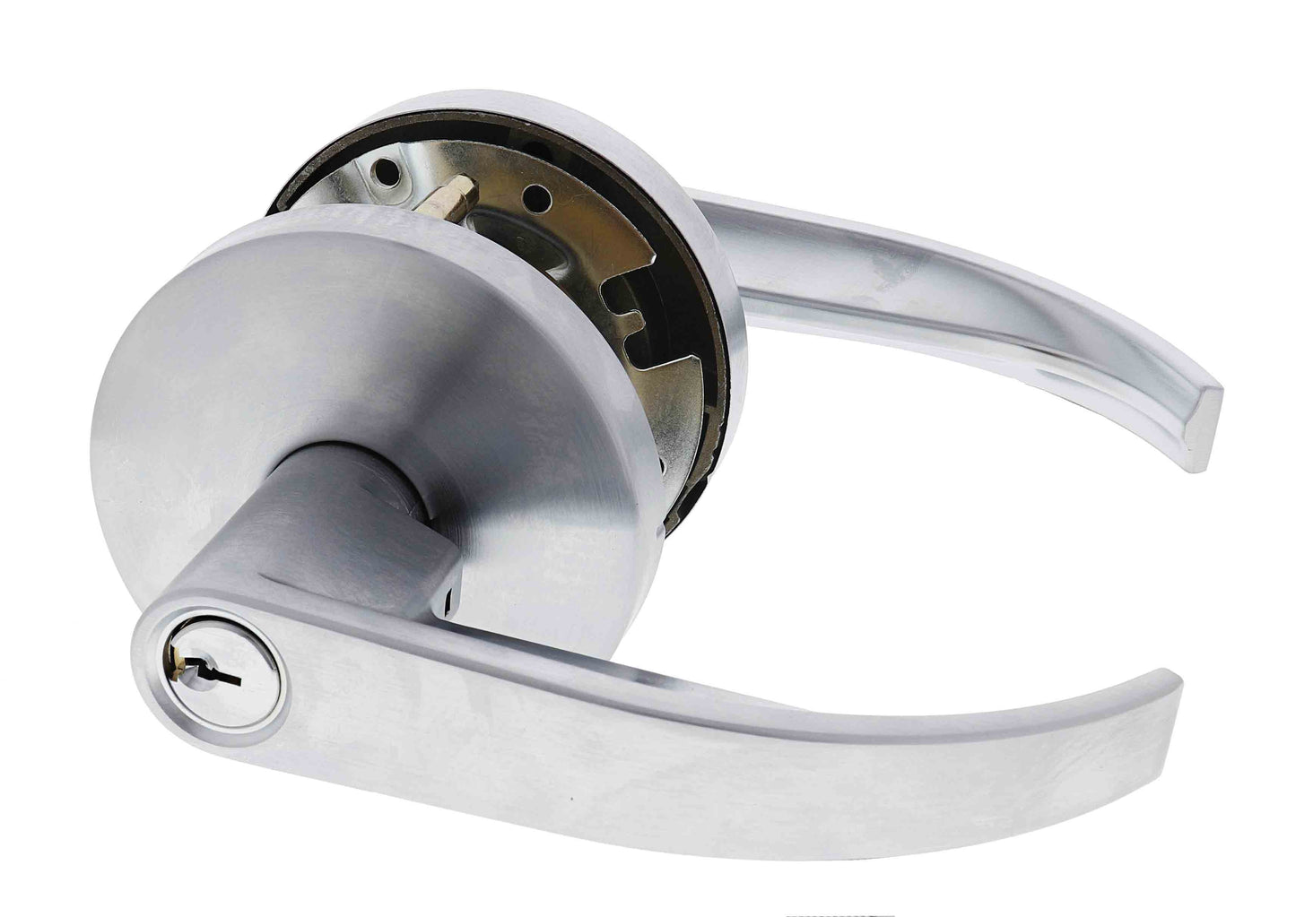 Carbine Doncaster 7000 Cylindrical Classroom set, Disability Lever, 70mm backset, C4 Keyed to Differ, Boxed, Brushed Satin Chrome