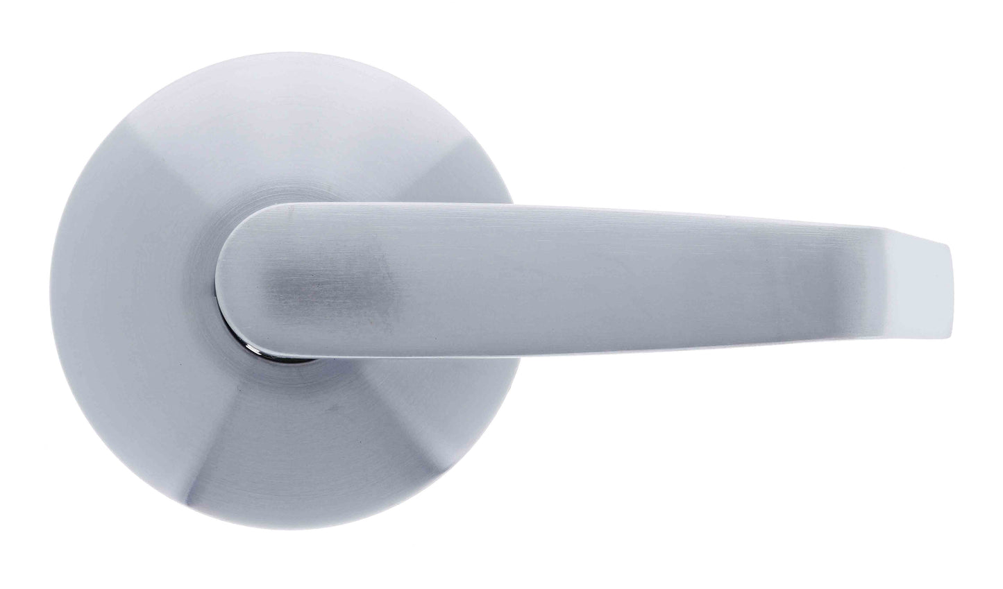 Carbine Doncaster 7000 Cylindrical Dummy set, Standard Lever, 70mm backset, , Boxed, Brushed Satin Chrome