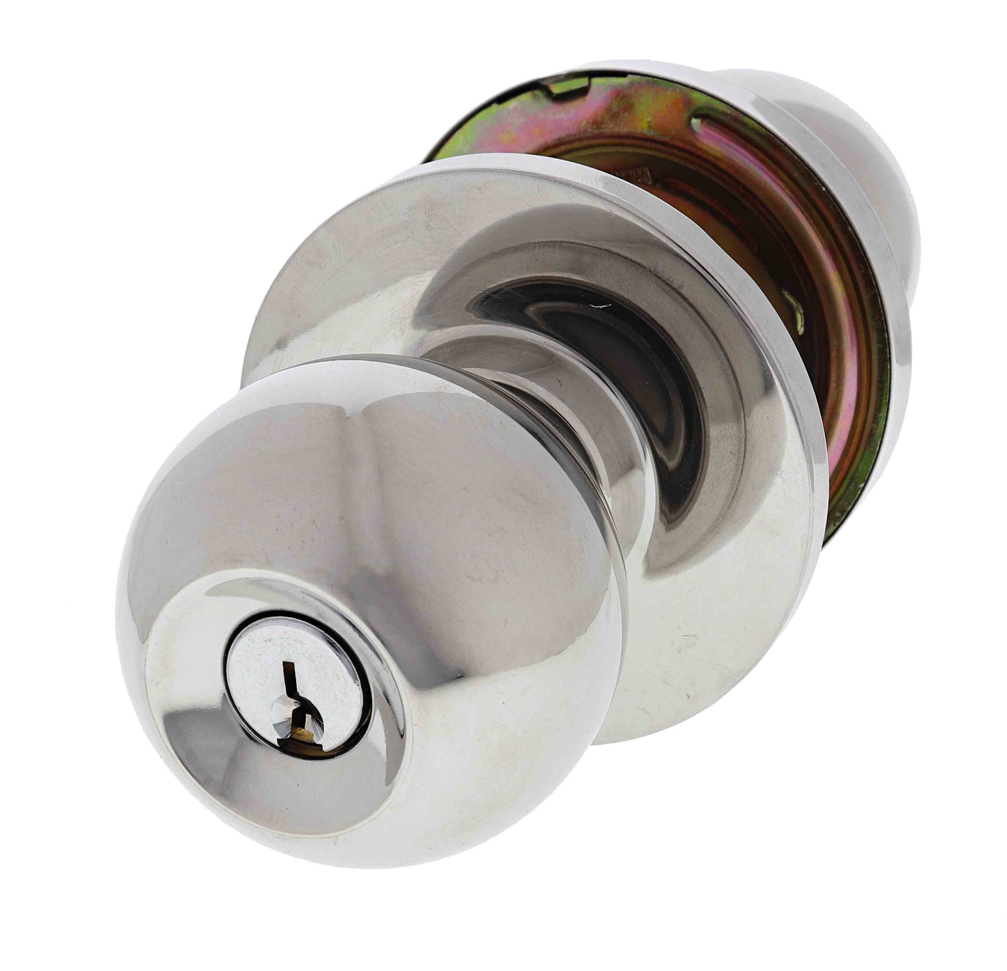 Carbine Epsom 3000 Cylindrical Classroom set with 70mm backset, polished stainless steel finish, and C4 Keyed to Differ mechanism for secure access.