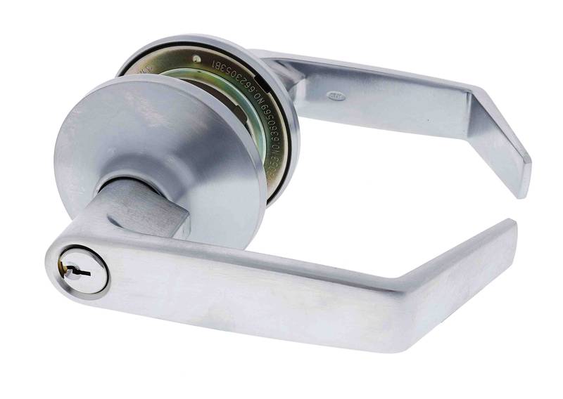 Carbine Rosehill Tiebolt Entrance set, 60-70mm backset, C4 Keyed to Differ, Boxed, Brushed Satin Chrome