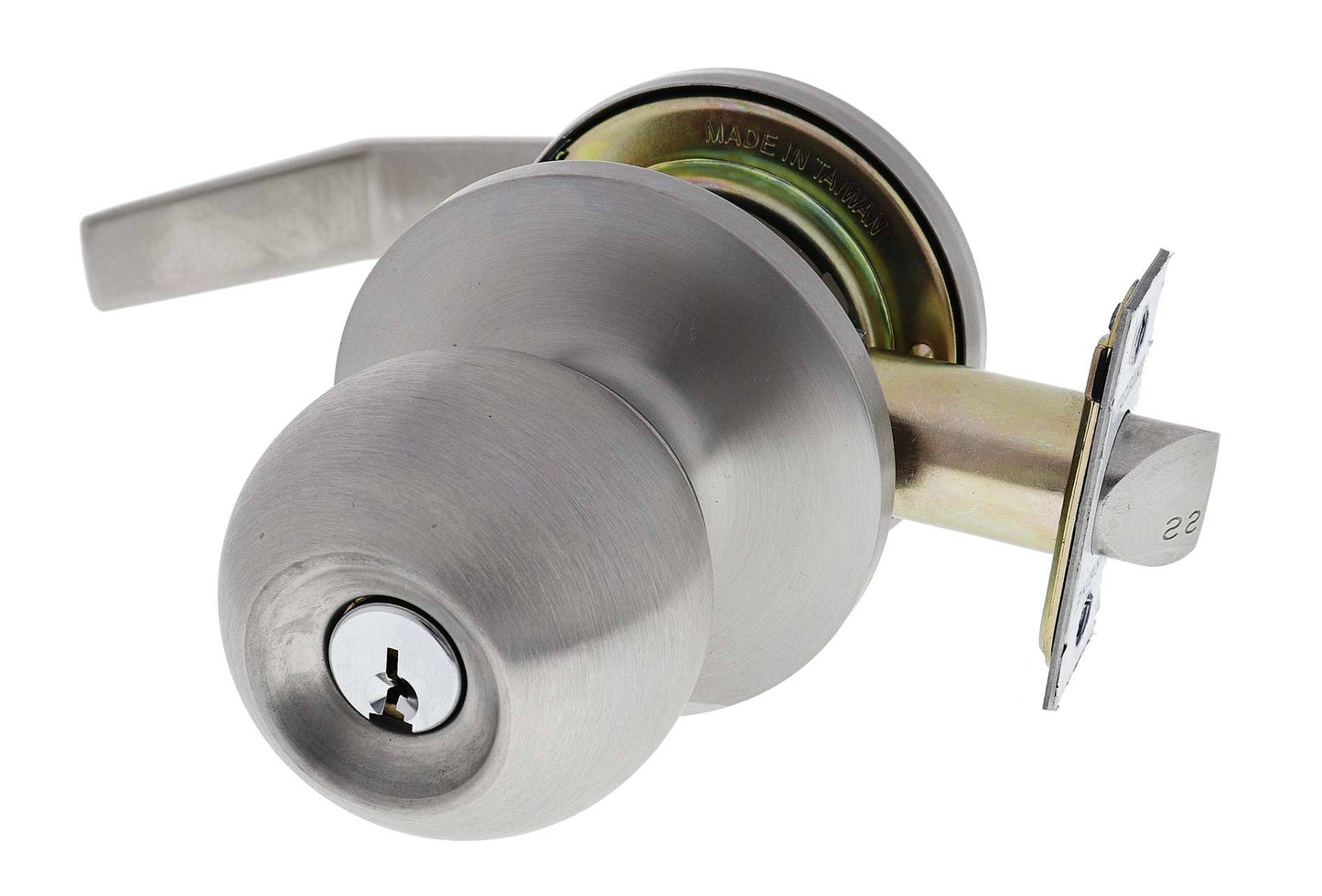 Carbine 4000 Sandown Tiebolt Vestibule Knob & Lever set, C4 Keyed to Differ , Boxed, Satin Stainless Steel