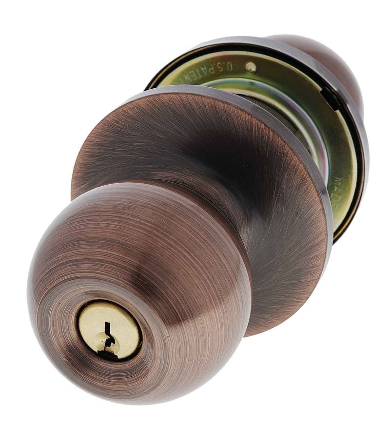 Carbine 4000 Sandown Tiebolt, Entrance set, C4 Keyed to Differ, Boxed, Antique Bronze