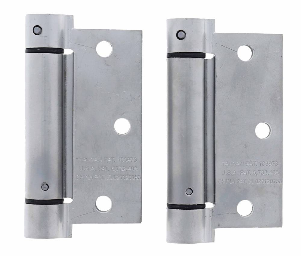 Carbine Spring Butt Hinge, Satin Chrome