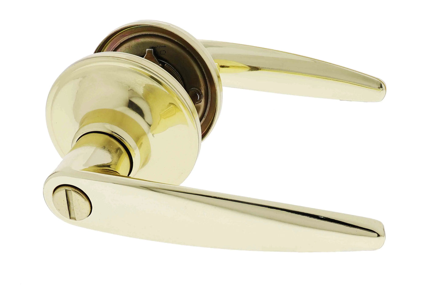 Carbine Kingston SL7000 Tiebolt Standard Privacy Lever set, , Boxed, Polished Brass