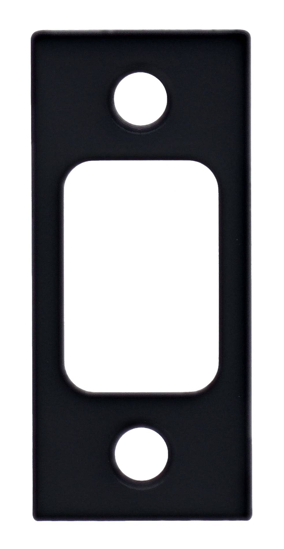 Carbine LB strike plate 57mm x 25.4mm Matte Black