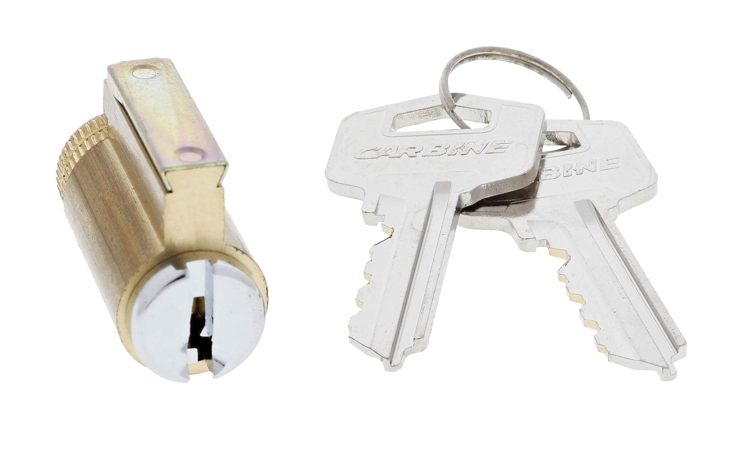 Carbine SS5000 and SL Series Lockset Cylinder, 6 pin, Tes5 Keyed to Differ, Satin Chrome