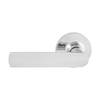 TradePro Round Rose Bela Dummy Trim Lever in Bright Chrome