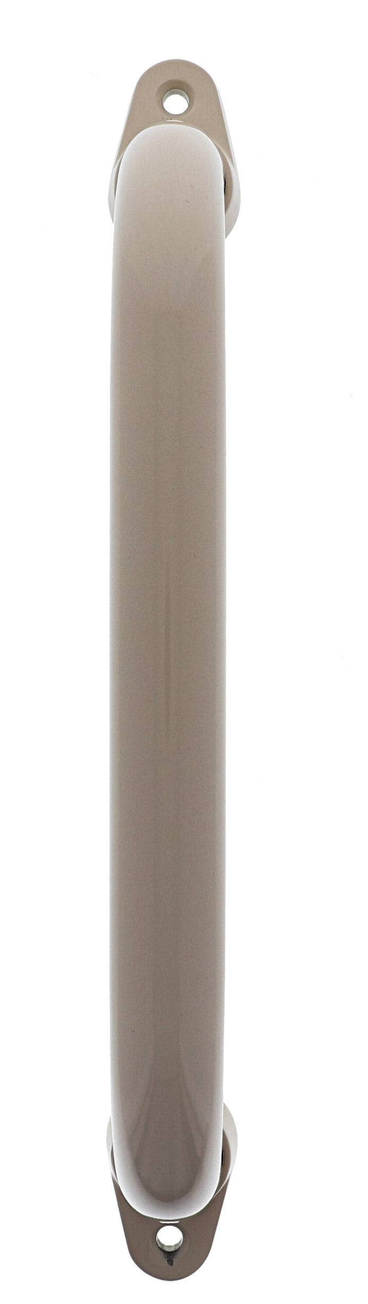 PCOAT GRAB RAIL SNG 32MM 300MM AI from Lencare Rails & Hardware, single beige-coated safety rail with two mounting holes for secure installation