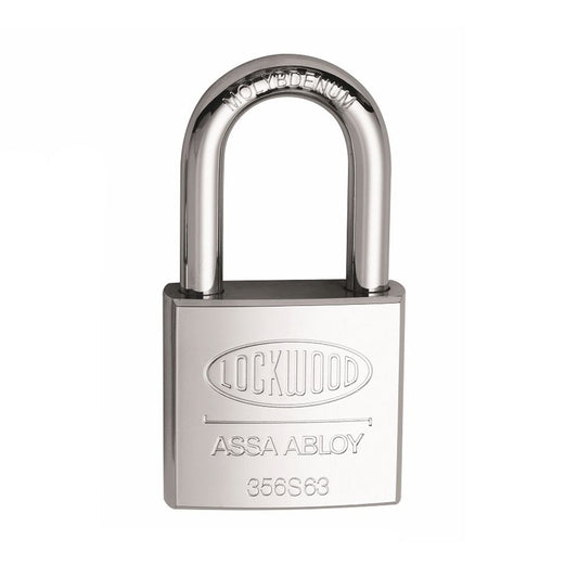 356S 63MM STEEL BODY PADLOCK D/LOCKING 50MM MOLY STEEL 11MM DIAMETER SHACKLE - 5KA