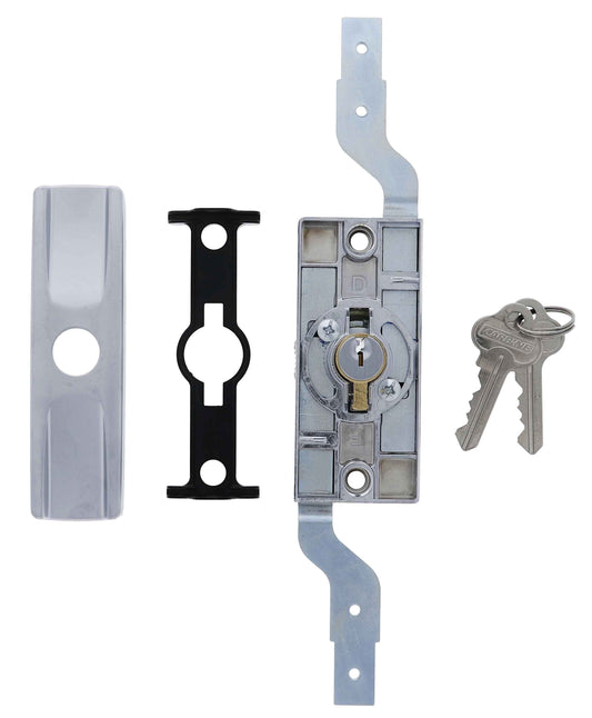 Lenlok 4395 Slim Line Roller Door or Roller Shutter Lock, 001 inner Cylinder, Keyed Alike KA2