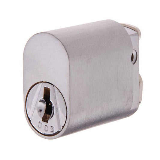 RSP Lockwood Type 570 Cylinder, Keyed to #003 in Satin Chrome, *NO KEYS*