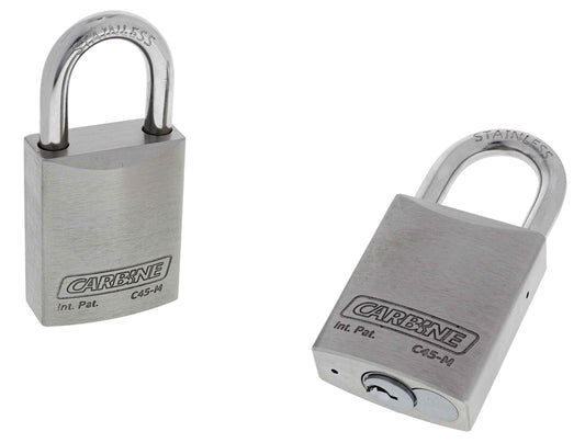 Carbine C45 Stainless Steel Marine Padlock, 8MM X 30MM SS SHACKLE