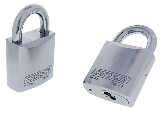 Carbine C60 Steel Padlock, 11mm X 27mm Moly Shackle, Keyed to Differ