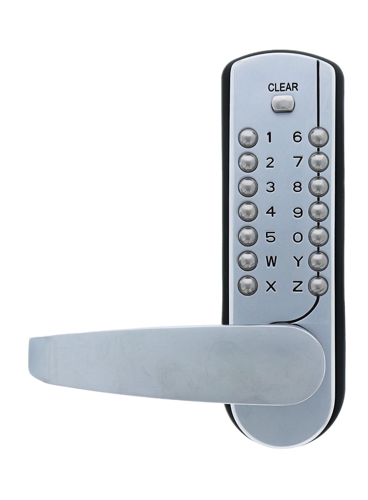 Carbine CDL7200LL Heavy Duty BCA compliant, Dual Lever Lockset Digital 70mm backset, Satin Chrome, Boxed