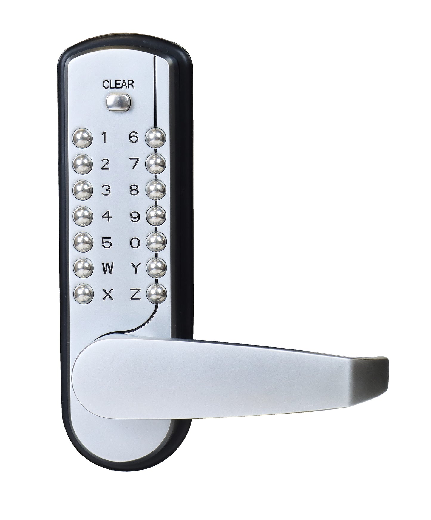 Carbine CDL7200LL Heavy Duty BCA compliant, Dual Lever, Dual Pad Digital 60mm backset, Satin Chrome, Boxed