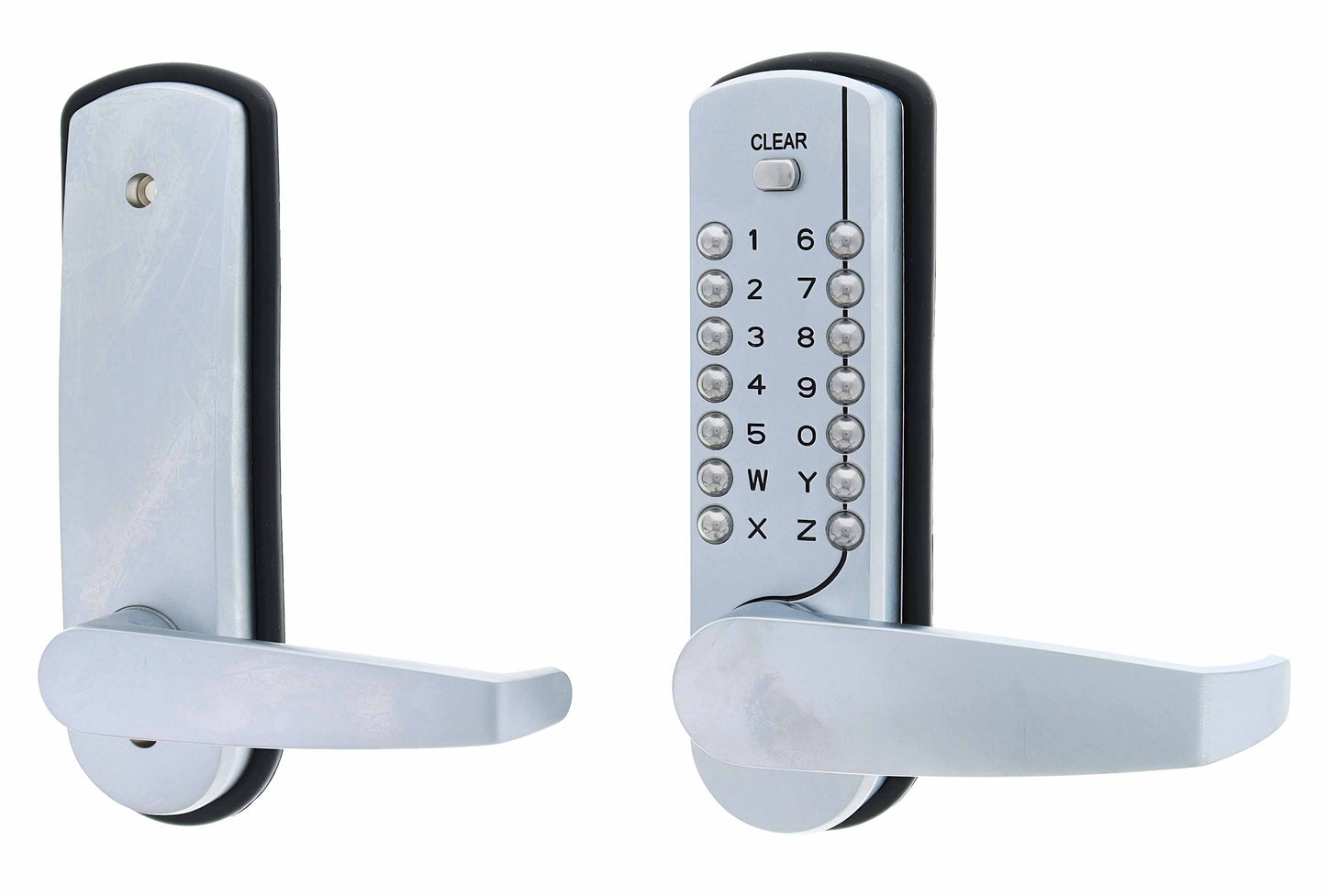 Carbine CDL7200LL Heavy Duty BCA compliant, Dual Lever, Digital 60mm backset, Satin Chrome, Display pack