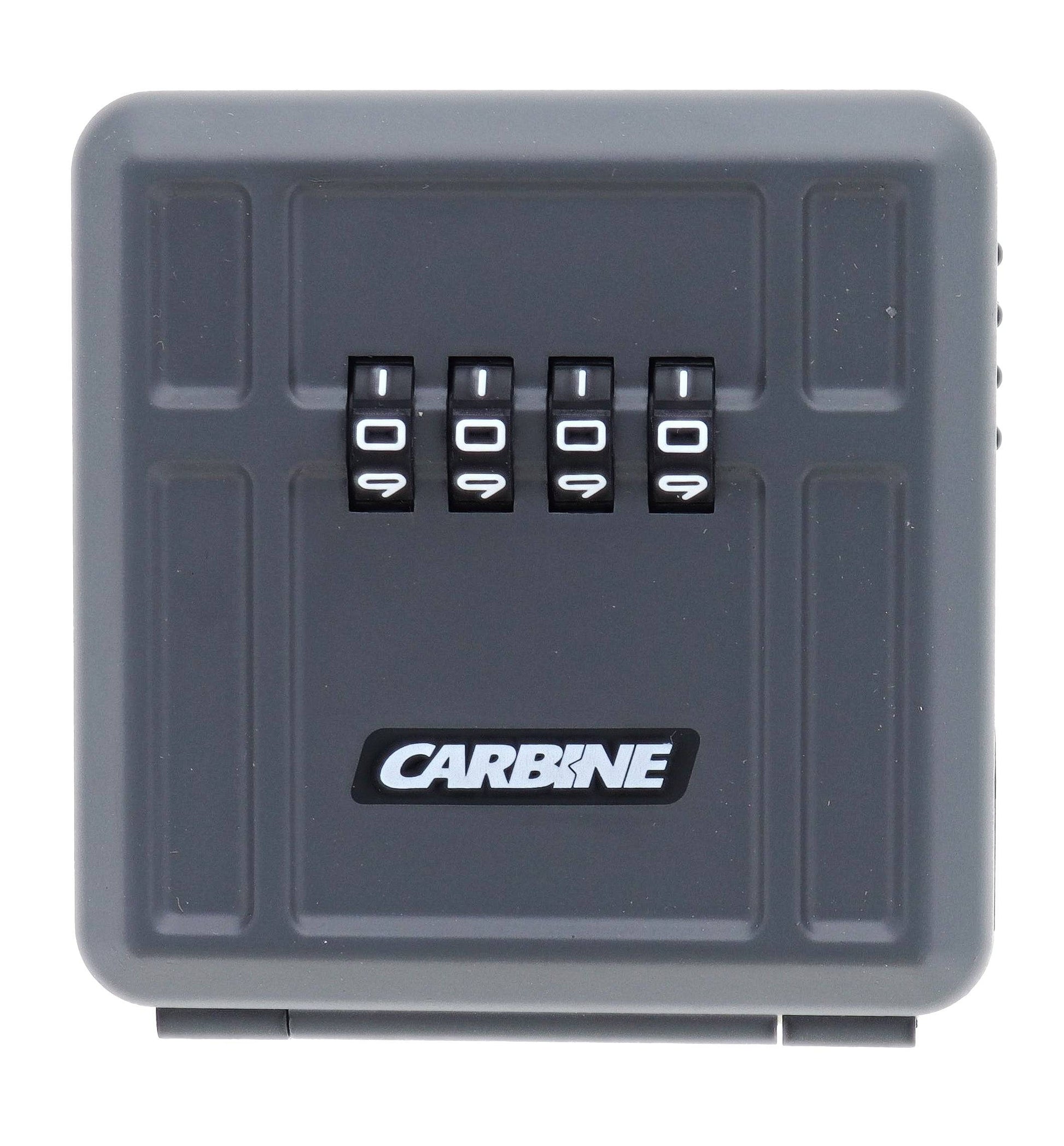 Carbine Key Safe - CKS-W-DI-S Wall Mount with small dial combo lock, compact 75mm x 36mm x 78mm size for secure key storage.
