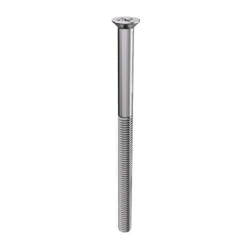 Carbine Longreach Screw - Extended Furniture | 120mm M4 CSK PH in stainless steel with partial thread and countersunk Phillips head