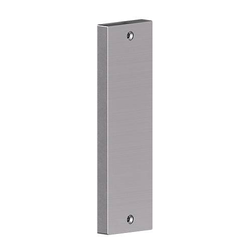 Carbine CSF19 stainless steel internal mount plate with plain rectangular design for mortice lock furniture. Ideal for interior door hardware setups.