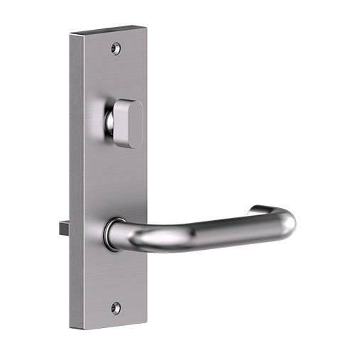 Carbine Serens CSF19 turn lever in stainless steel with internal rectangular plate and 7-lever mortice lock furniture. Ideal for secure internal doors.