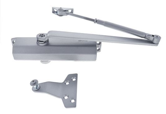 Ryobi D1500 Series, Fire Rated, 80kg Door Closer, Universal Arm, Boxed, Silver