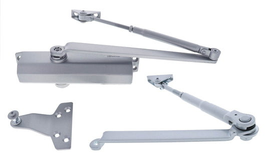 Ryobi D1500 Series, Fire Rated, Non Fire Rated On Hold Open, 65kg Door Closer, Universal Hold Open, Boxed, Silver