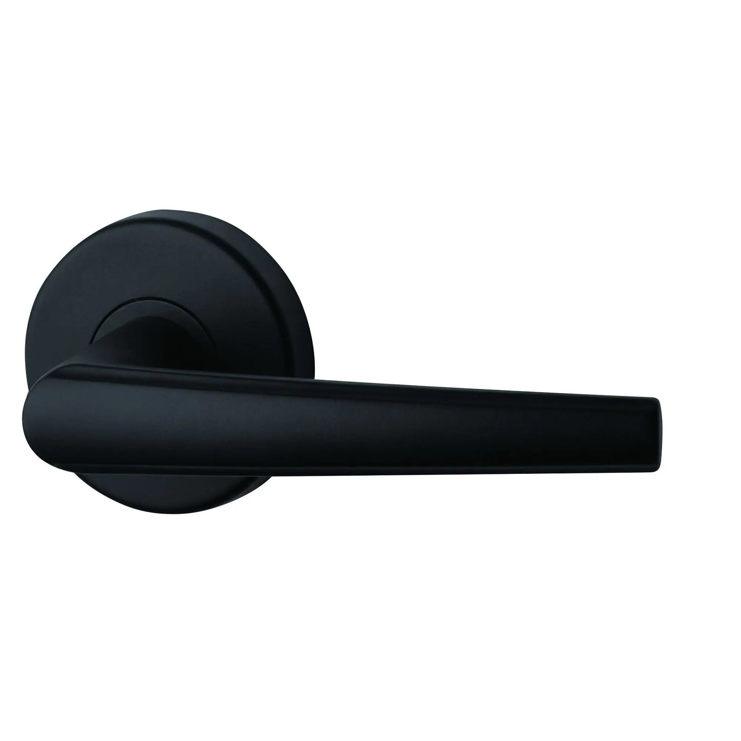 VELOCITY PASSAGE SET & L2 LEVER TP Matt Black Harry's Door Hardware