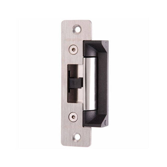 FSH FES10M Electric Strike - Fire Rated Door Latch with stainless steel faceplate and monitored latch. Suitable for 2-hour fire-rated access control systems.