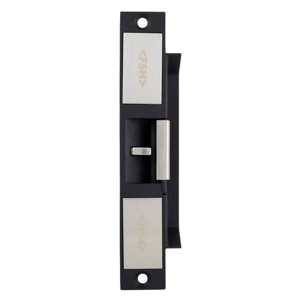 FSH FES20M Electric Strike - SCEC Approved Lock with stainless steel faceplate, fully monitored and 4-hour fire rated for secure access control systems.