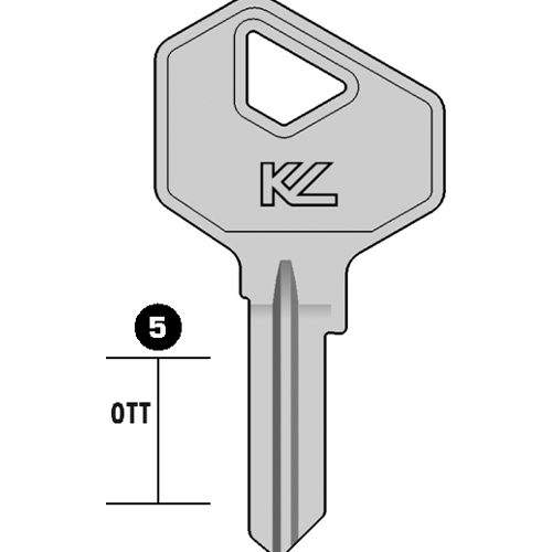 Keyline Lf29s Domestic Key Blank to suit Lock Focus silca: Lf43r